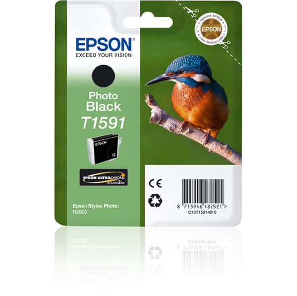 Epson - Cartuccia ink - Nero - T1591 - C13T15914010 - 17ml 