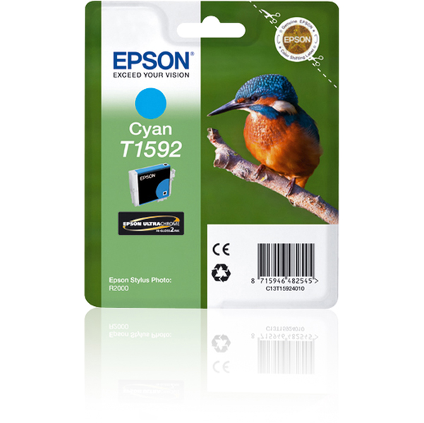  Epson - Cartuccia ink - Ciano - T1592 - C13T15924010 - 17ml 