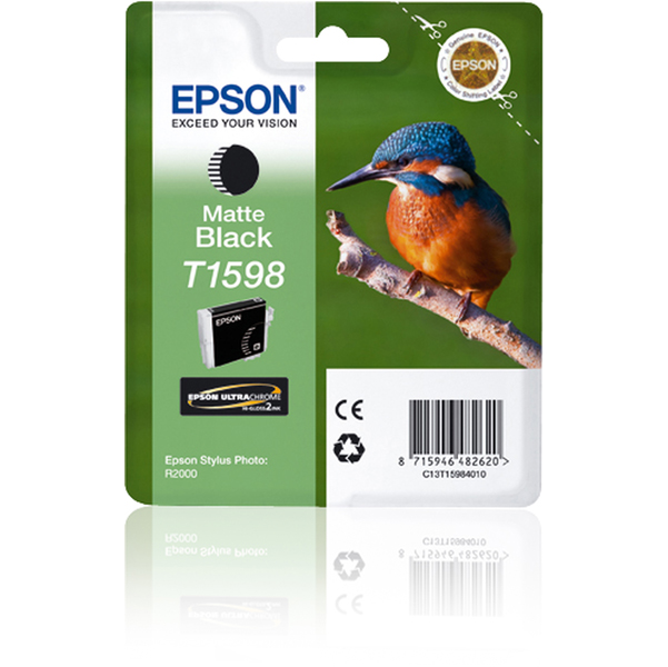  Epson - Cartuccia ink - Nero opaco - T1598 - C13T15984010 - 17ml 