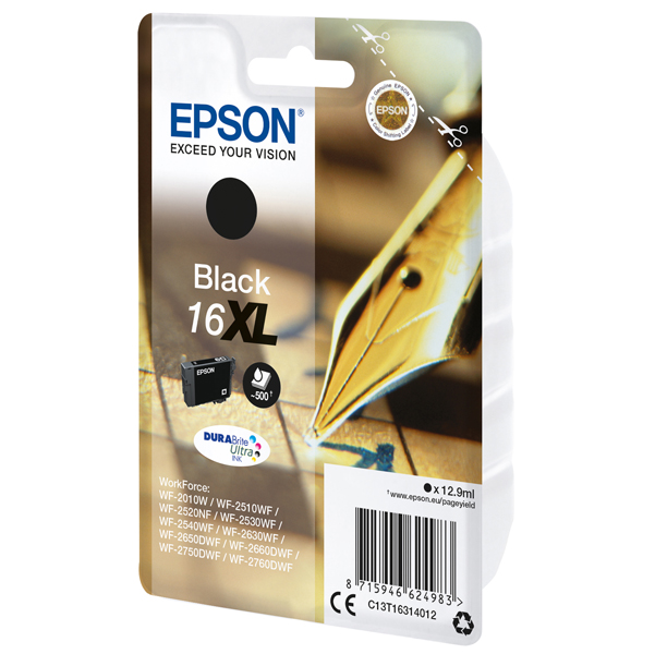  Epson - Cartuccia ink - 16XL - Nero - C13T16314012 - 12,9ml 