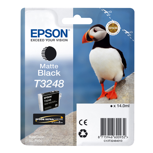  Epson - Cartuccia ink - Nero opaca - T3248 - C13T32484010 - 14ml 