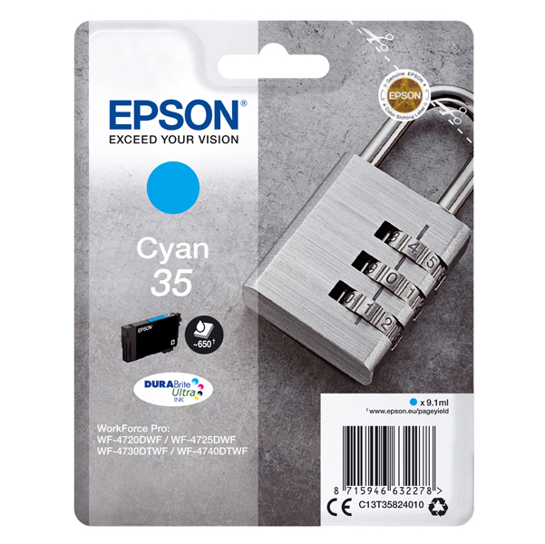  Epson - Cartuccia ink - 35 - Ciano - C13T35824010 - 9,1ml 
