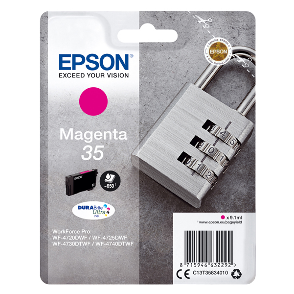  Epson - Cartuccia ink - 35 - Magenta - C13T35834010 - 9,1ml 