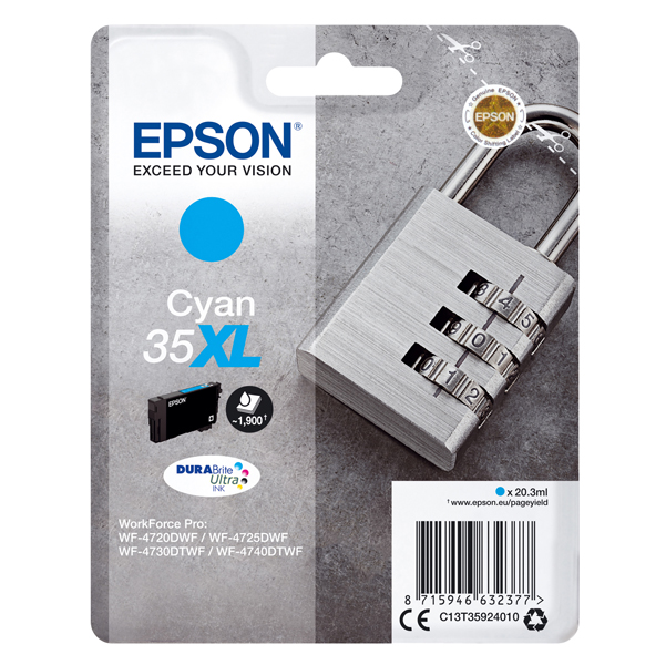  Epson - Cartuccia ink - 35XL - Ciano - C13T35924010 - 20,3ml 