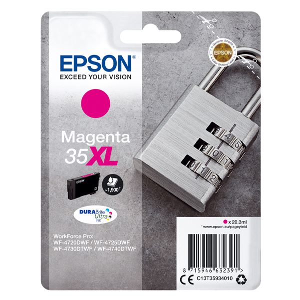  Epson - Cartuccia ink - 35XL - Magenta - C13T35934010 - 20,3ml 