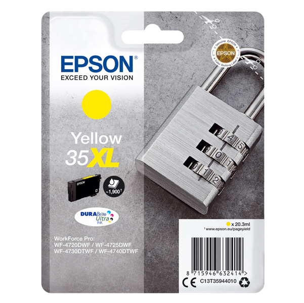  Epson - Cartuccia ink - 35XL - Giallo - C13T35944010 - 20,3ml 