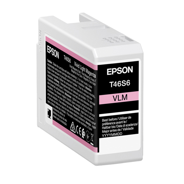  Epson - Cartuccia Vivid per UltraChrome Pro 10 T46S6 - Magenta - 25ml - C13T46S60N 