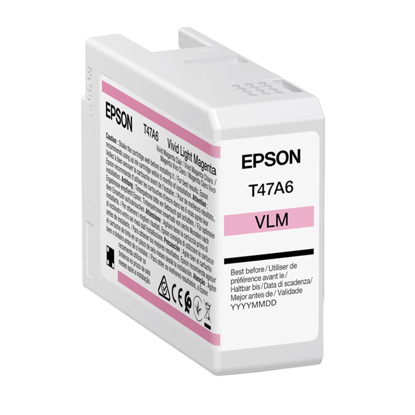  Epson - Cartuccia Vivid per UltraChrome Pro 10 T47A6 - Magenta - 50ml - C13T47A60N 