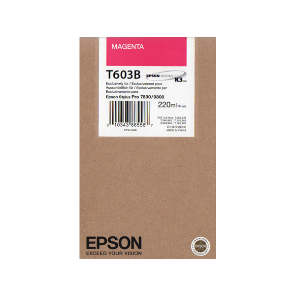 Epson - Tanica - Magenta - C13T603B00 - 220ml 