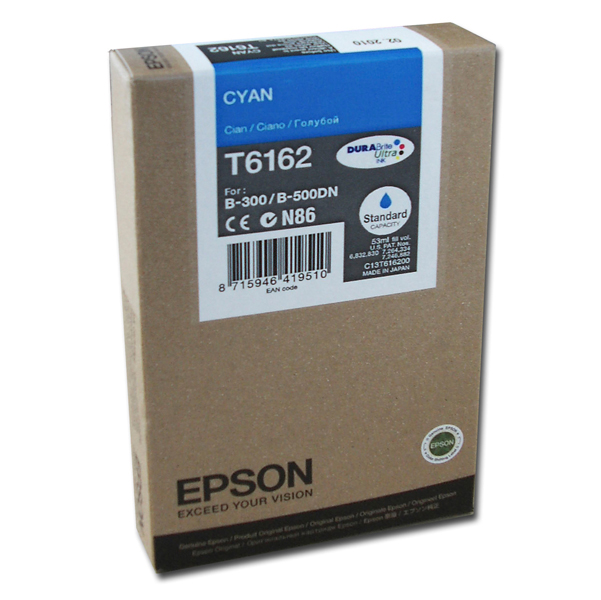  Epson - Tanica - Ciano - T6162 - C13T616200 - 53ml 