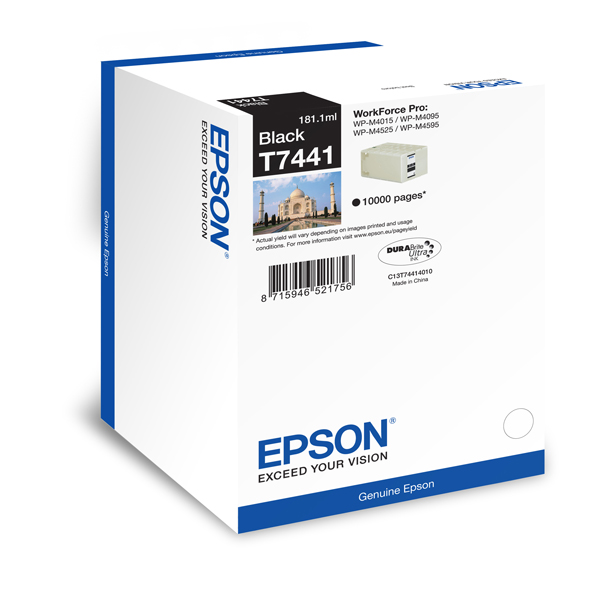  Epson - Tanica - Nero - T7441 - C13T74414010 - 181,1ml 