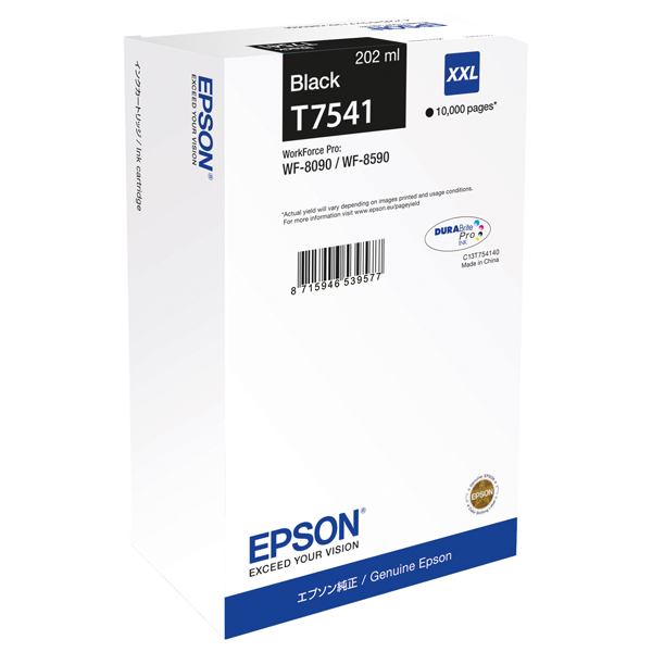 Epson - Cartuccia ink - Nero - T7541 - C13T75414N - 202ml 