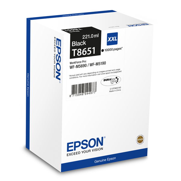  Epson - Tanica - Nero - T8651 - C13T865140 - 221ml 