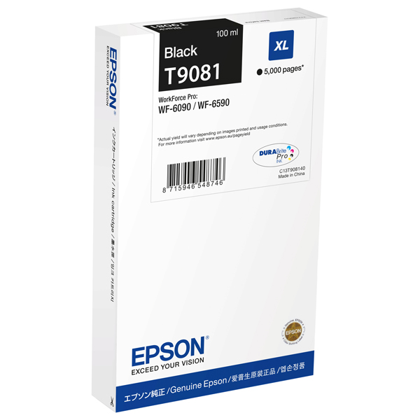  Epson - Tanica - Nero - T9081 - C13T90814N - 100ml 