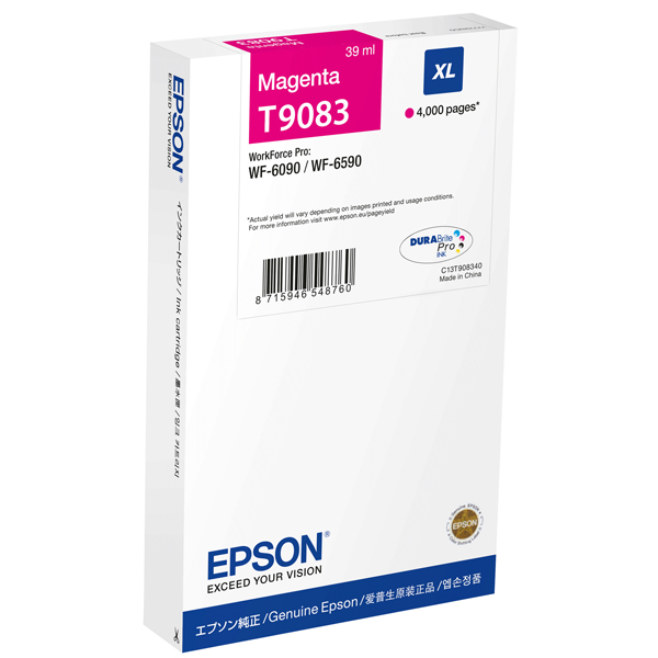  Epson - Tanica - Magenta - T9083 - C13T90834N - 39ml 