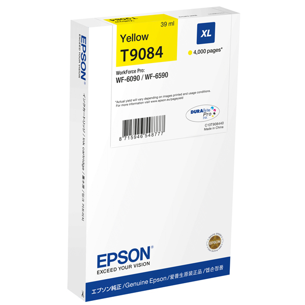  Epson - Tanica - Giallo - T9084 - C13T90844N - 39ml 