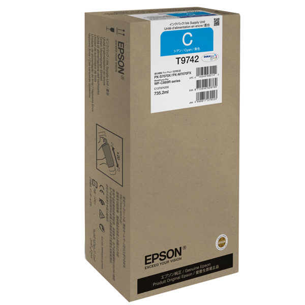  Epson Cartuccia Ciano XXL WorkForce Pro WF-C869R 