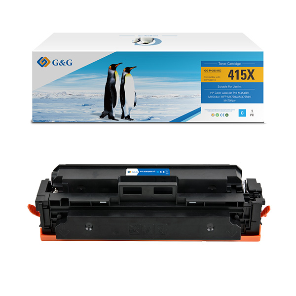  G&amp;G - Toner Compatibile per Hp W2031X - Ciano - 6.000 pag 
