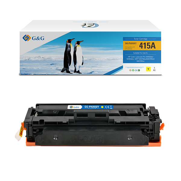  G&amp;G - Toner Compatibile per Hp W2032A- Giallo - 2.100 pag 