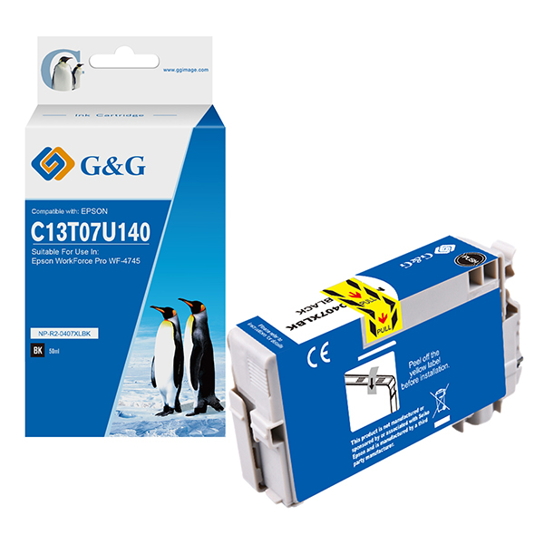  Cartuccia ink compatibile GG Nero per Epson WorkForce Pro WF-4745 
