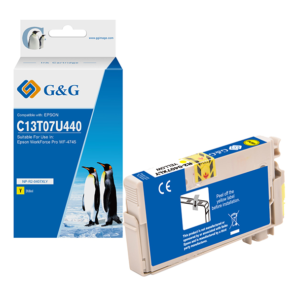  Cartuccia ink compatibile GG Giallo per Epson WorkForce Pro WF-4745 