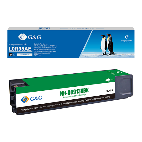  G&amp;G - Cartuccia ink Compatibile per HP 913A - Nero 
