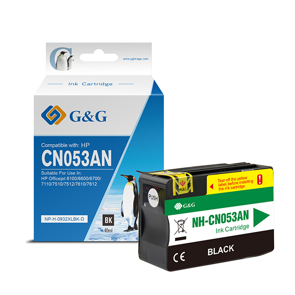  G&amp;G - Cartuccia ink Compatibile per HP 933 - Nero 