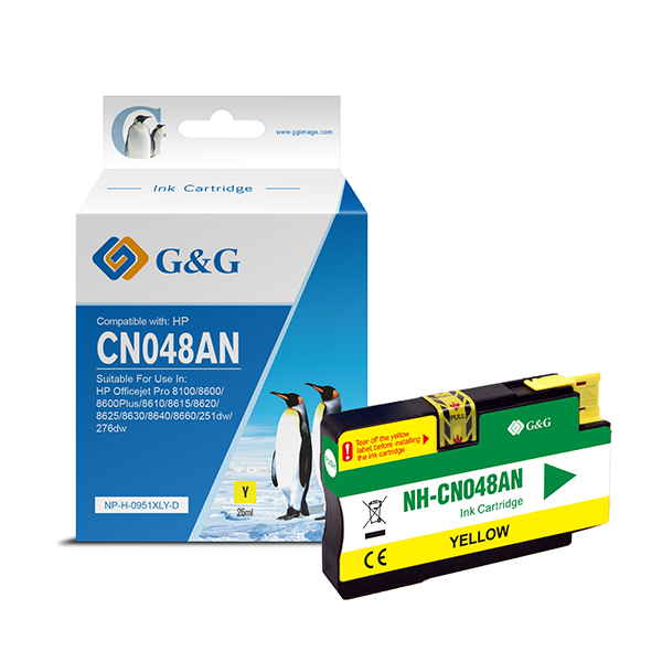  G&amp;G - Cartuccia ink Compatibile per HP 951- Giallo 