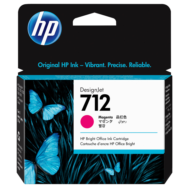  Hp - Cartuccia Ink originale - 712 - magenta - 3ED68A - 29 ml 