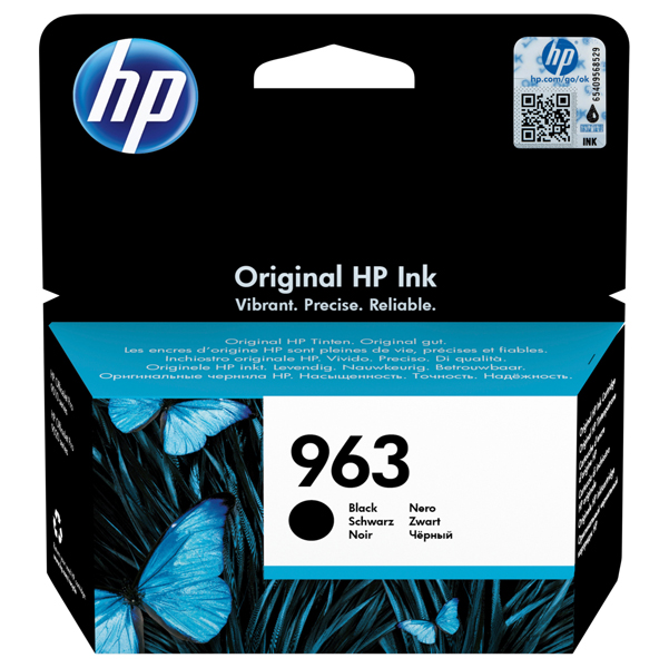  Hp - Cartuccia ink originale - 963 - Nero - 3JA26AE - 1.000 pag 