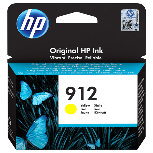  Hp - Cartuccia ink originale - 912 - Giallo - 3YL79AE - 315 pag 