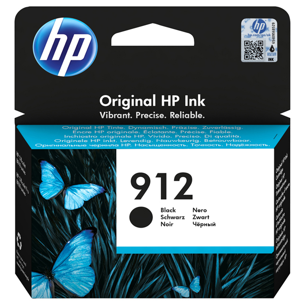  Hp - Cartuccia ink originale - 912 - Nero - 3YL80AE - 315 pag 