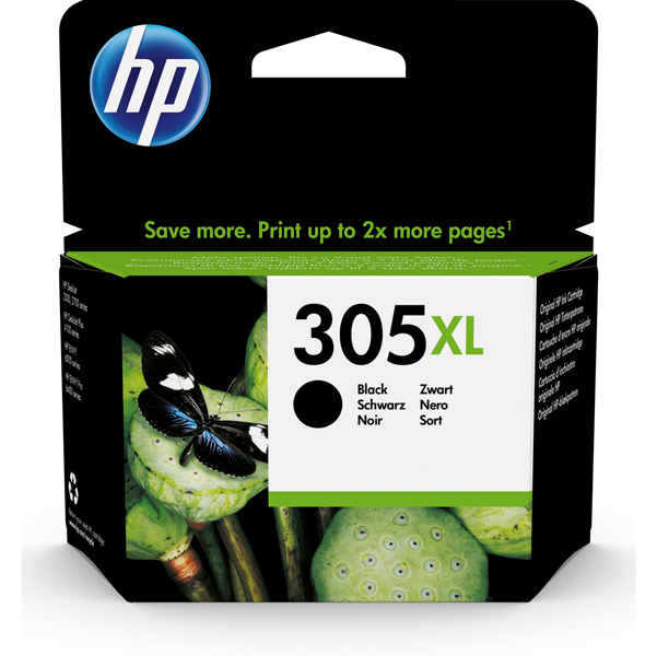 Hp - Cartuccia Ink originale- 305XL - Nero - 3YM62AE - 240 pag 