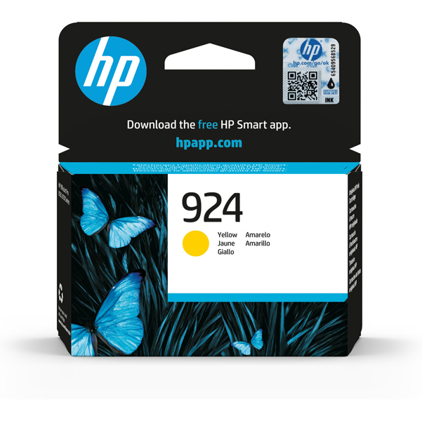  Hp originale - Cartuccia 924 - Giallo - 4K0U5NE 