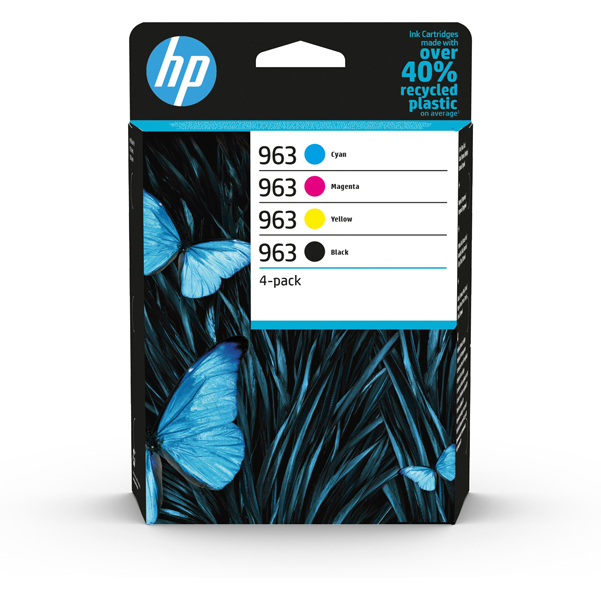  Hp - Cartuccia ink originale - 963 - C/M/Y/K - 6ZC70AE - 3.100 pag 