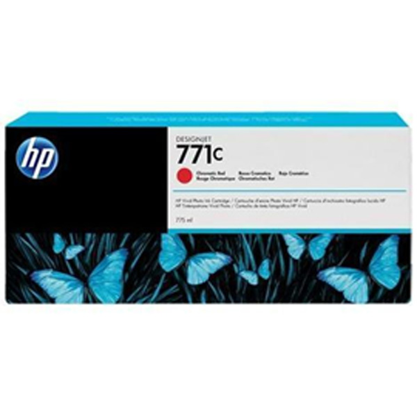  Hp - Cartuccia Ink originale - 771C - Rosso cromatico - B6Y08A - 775 ml 