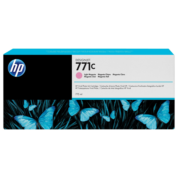  Hp - Cartuccia Ink originale - 771C - Magenta chiaro - B6Y11A - 775 ml 