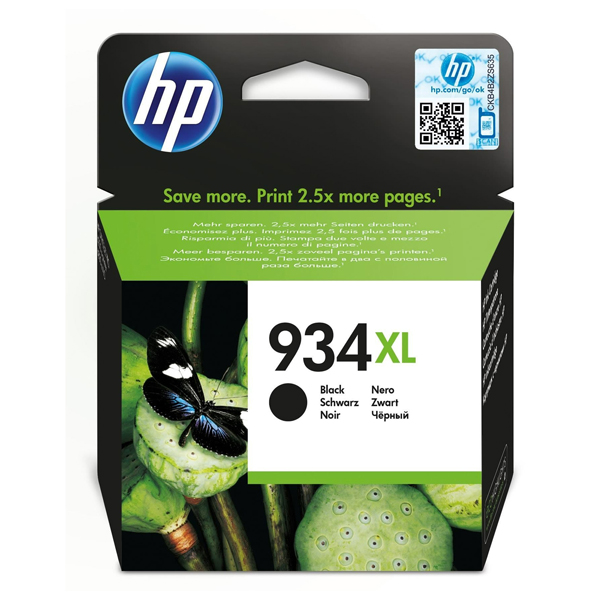  Hp - Cartuccia ink originale - 934XL - Nero - C2P23AE - 1.000 pag 