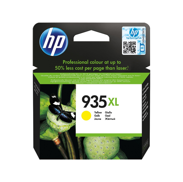  Hp - Cartuccia ink originale- 935XL - Giallo - C2P26AE - 825 pag 