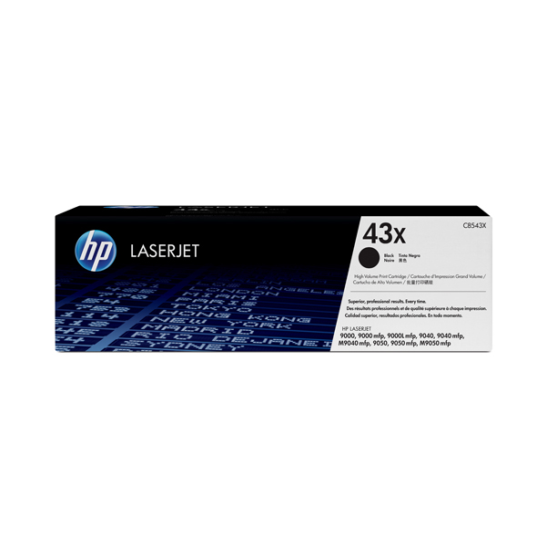  Hp - Toner originale - 43X - Nero - C8543X - 30.000 pag 