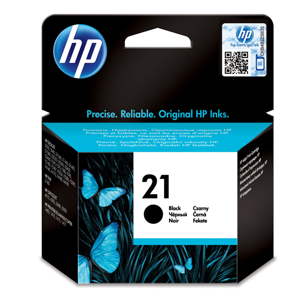  Hp - Cartuccia ink originale - 21 - Nero - C9351AE - 190 pag 