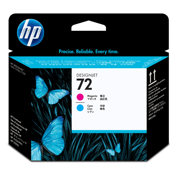  Hp - Testina di stampa originale - 72 - Magenta / Ciano - C9383A - 69 pag 