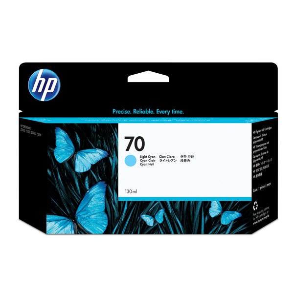  Hp - Cartuccia ink originale - 70 - Ciano chiaro - 9390A - 7.500 pag 