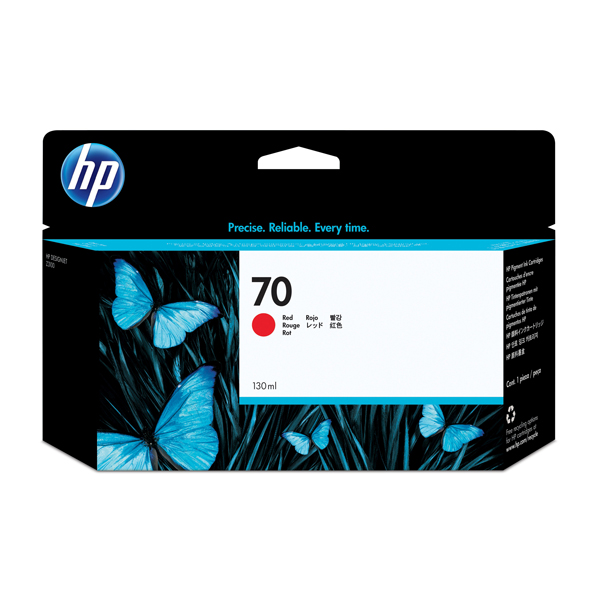  Hp - Cartuccia ink originale - 70 - Rosso - C9456A - 130ml 