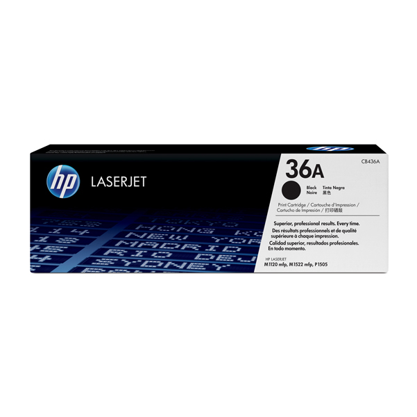  Hp - Toner originale- 36A - Nero - CB436A - 2.000 pag 