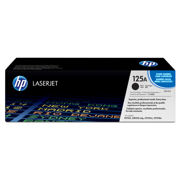  Hp - Toner originale - 125A - Nero - CB540A - 2.200 pag 
