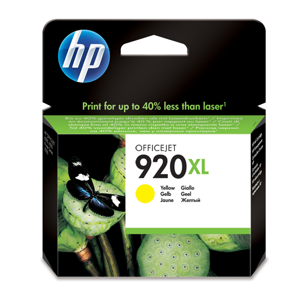 Hp - Cartuccia ink originale - 920XL - Giallo - CD974AE - 700 pag 