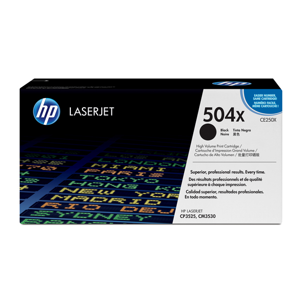  Hp - Toner originale - 504X - Nero - CE250X - 10.500 pag 