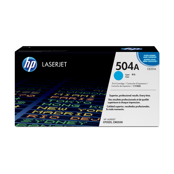  Hp - Toner originale - 504A - Ciano - CE251A - 7.000 pag 