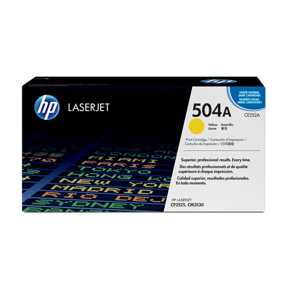 Hp - Toner originale - 504A - Giallo - CE252A - 7.000 pag 